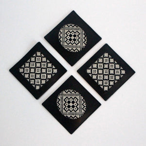 Dalia Coasters - Ivory - Bayyāra