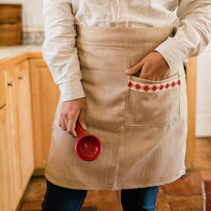 Farah Waist Apron - Tahini - Bayyāra