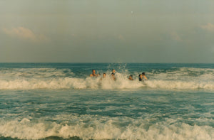 Swimming on Beach in Gaza - Bayyāra