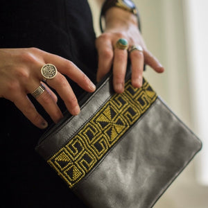 Hiba Clutch - Jerusalem Gold - Bayyāra