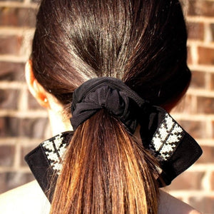 Lara Hair Scrunchie - Blackberry - Bayyāra