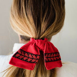 Lara Hair Scrunchie - Watermelon - Bayyāra