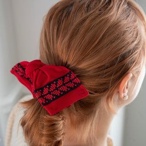 Lara Hair Scrunchie - Watermelon - Bayyāra