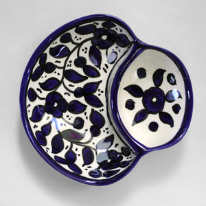 Olive Serving Dish - Hebron Blue - Bayyara
